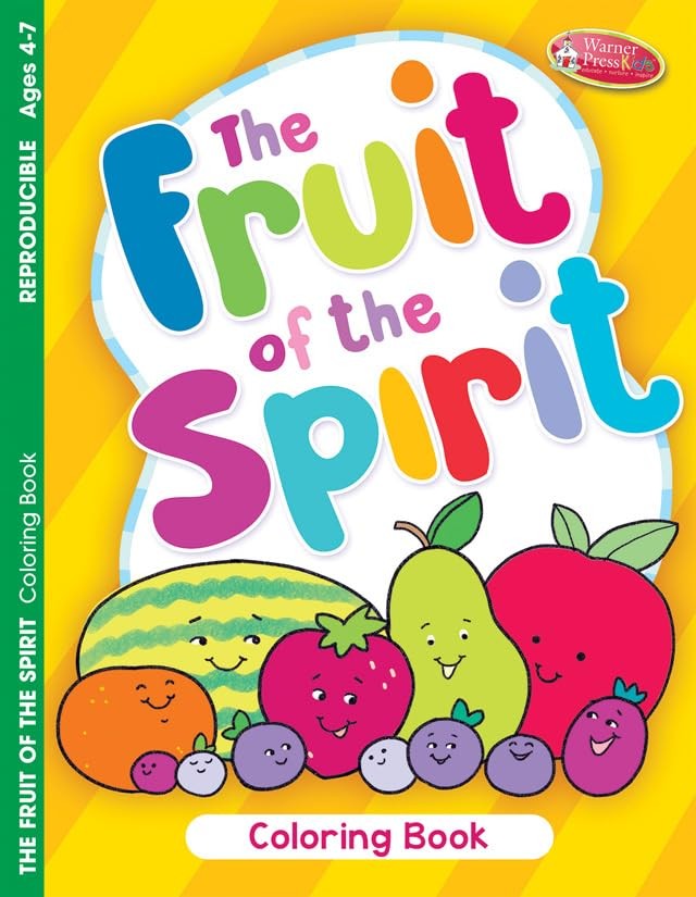 Fruit of the Spirit ColoringActivity Book – Paperback By Warner Press – GOOD