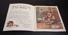 Santa Claus and His Works 1960’s Merrimack Publishing Printed In Hong Kong