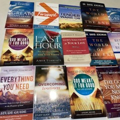 Dr. David Jeremiah Paperback Study Guide Book Lot Of 15 Christian Study Books