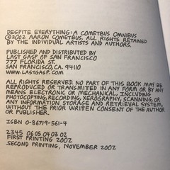 Despite Everything Cometbus Omnibus Fanzine Anthology