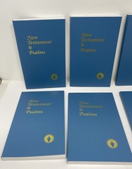Lot 10 ESV Gideons Personal Size Thinline New Testament Psalms Bible Paperback