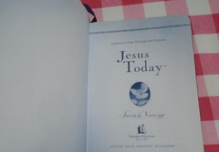 JESUS LIVES, JESUS TODAY BY SARAH YOUNG LOT OF 4 IMITATION LEATHER COVER