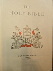 The Family Holy Bible Hawthorn 1966 Red Hardcover Pope John XXIII