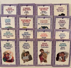 silhouette romance book lot 1980s (16) (C22)