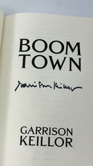 Boom Town: A Lake Wobegon Novel by Garrison Keillor – Signed