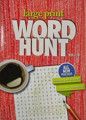 PAPP Large Print Word Hunt Puzzle Books, Largest Selection of Volumes, You Pick!
