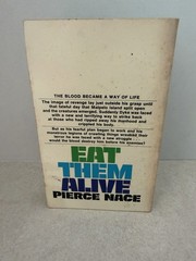 Eat Them Alive Pierce Nace 1977 Manor Books 1st Edition Rare Horror Vintage