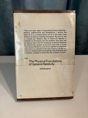 D. W. Sciama The Physical Foundations of General Relativity 1st Ed HC/DJ 1969