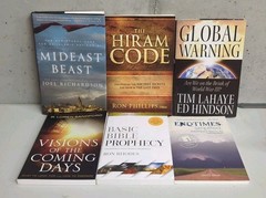 Lot 6 Prophecy: Ron Rhodes, Joel Richardson, Hiram Code, End Times, Babylon VG!