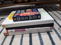 Lot of six Books About The Human Body Anatomy & Physiology Illustrated