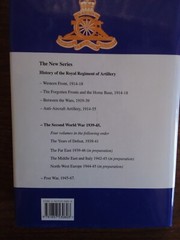 History of the Royal Regiment of Artillery – The Years of Defeat 1939 – 41
