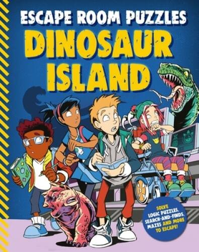 Escape Room Puzzles: Dinosaur Island – Paperback By Editors of Kingfisher – GOOD