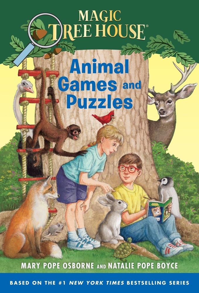 Animal Games and Puzzles (Magic Tree House) – paperback Murdocca, Sal|Osborn…