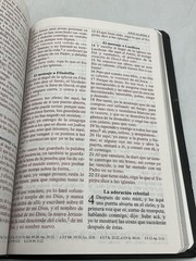 Santa Biblia Grupo Nelson RVR 1960 Black 2006 USA Spanish softcover, good