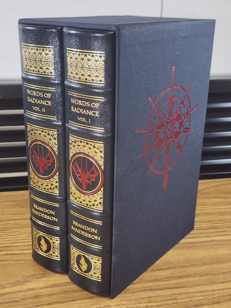Words Of Radiance Leatherbound Vol 1 SIGNED Brandon Sanderson Dragonsteel