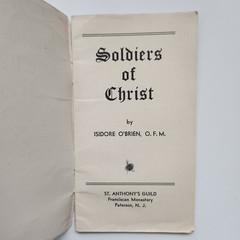 Soldiers of Christ Vintage Catholic Priesthood Saint Anthonys Guild Paterson NJ