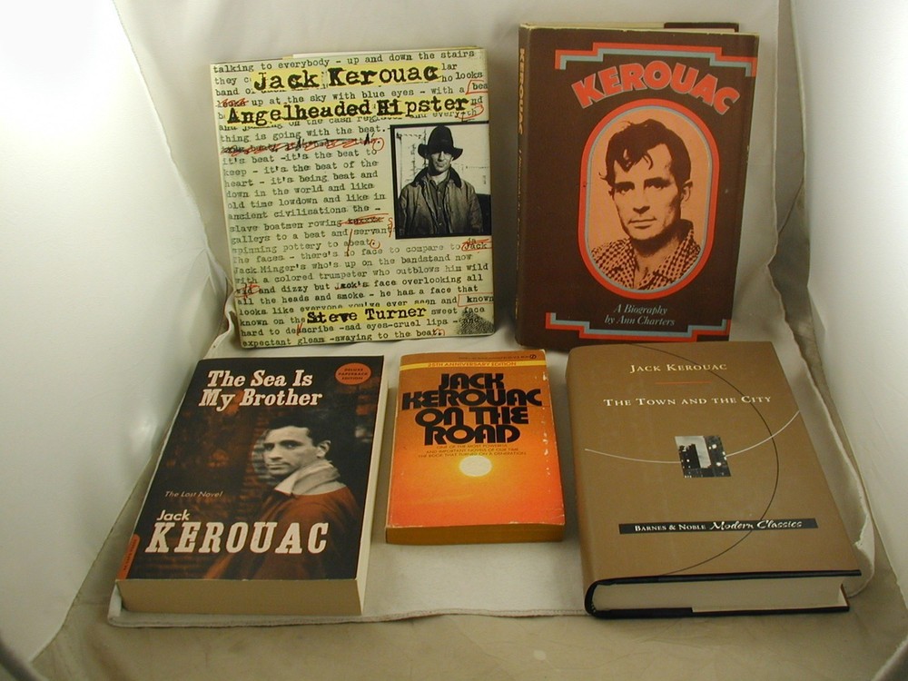 Jack Kerouac 5 Books Beat 60s Generation 3 Novels 2 Biographies