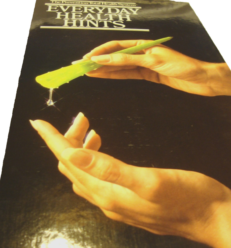 Vtg 1985 'The Prevention Total Health System: Everyday Health Hints Book’ U2