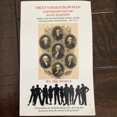 National Liberty Alliance Meet Your Strawman Paperback Nonfiction History Book