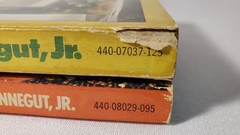 Kurt Vonnegut Slaughterhouse Five 1971 & Player Piano 1974 First Dell Paperbacks