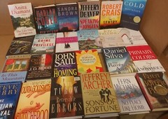 Lot of 10 Pounds Hardcover INSTANT COLLECTION GENERAL FICTION Book MIX GENRE SET