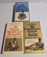 JAMES HERRIOT: All Three Lovable Bestsellers. Boxed Set Appr. 7″ x 4.5″ x 3.25″