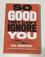 So Good They Can’t Ignore You by Cal Newport (Paperback, 2016) VG