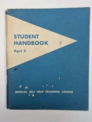 Student Handbook Part 2 Medical Self Help Training Course First Aid Vtg Book