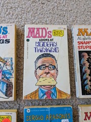 MAD Magazine Paperback Lot 8 Vintage Al Jaffee Dave Berg William Gaines 1970s