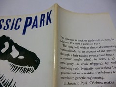 Jurassic Park by Michael Crichton 1990 Knopf Hardcover BCE Good