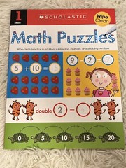 Scholastic First Grade Books Wipe Clean Math Reading Writing Spelling Puzzles 5