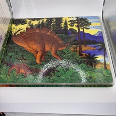 Jigsaw Dinosaurs by Anne Sharp. (2000, Hardcover) jigsaw puzzles in a book form