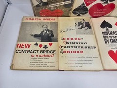 Vintage Lot Of 7 Poker Books – Duplicate Bridge Winning Partnership & More