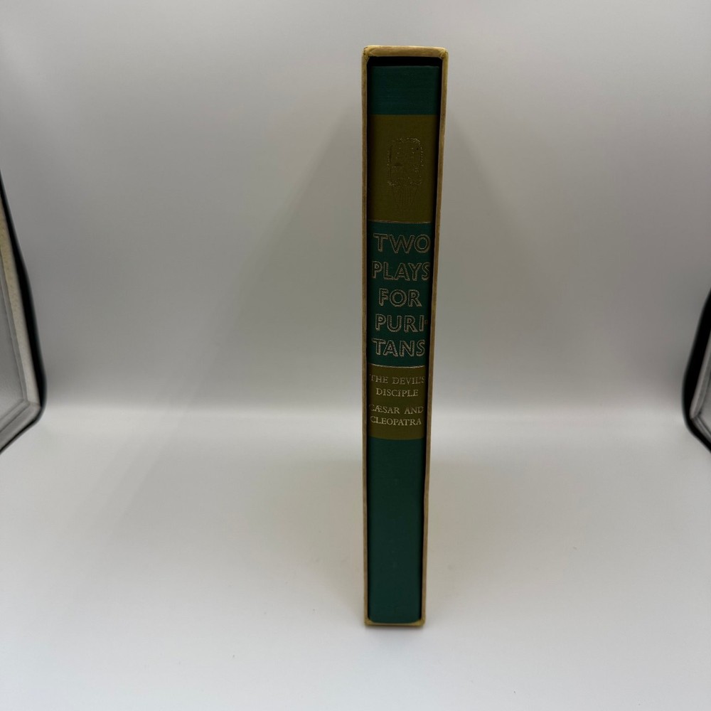 Two Plays for Puritans George Bernard Shaw 1966 Heritage Press Illustrated Box