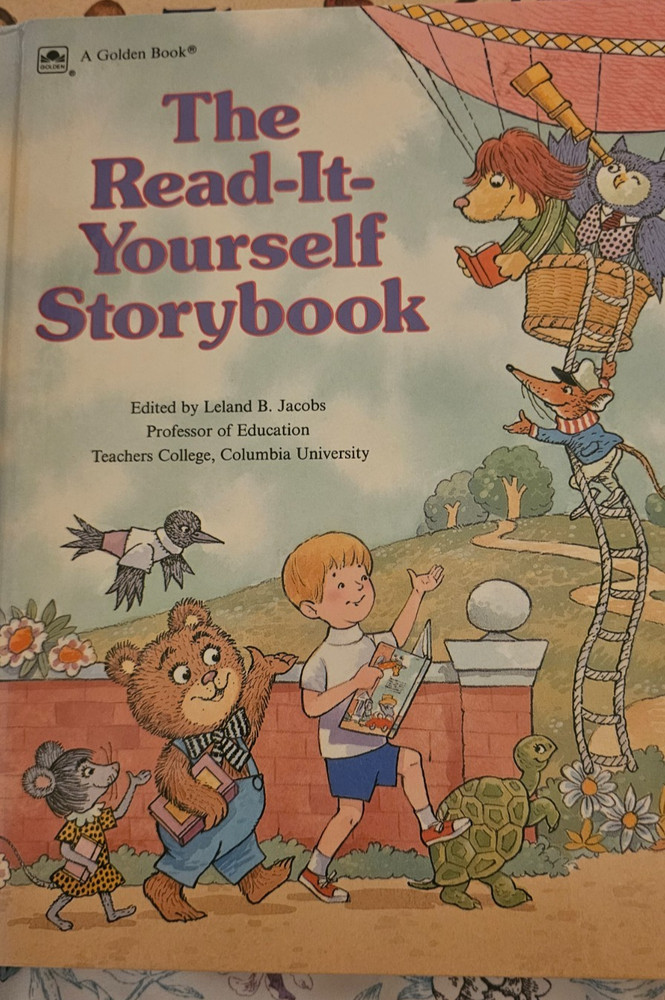 THE READ-IT-YOURSELF STORYBOOK- HARDCOVER- 1971-A GOLDEN BOOK- 7 STORIES- EUC