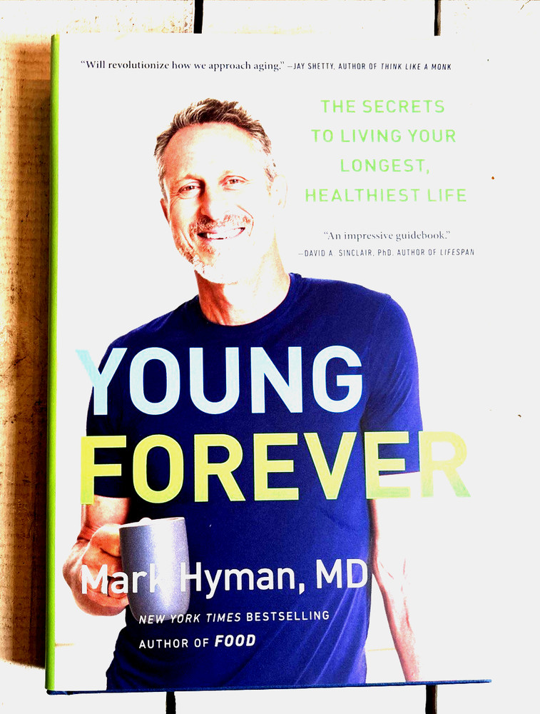 Young Forever SIGNED Dr Mark Hyman Longevity Health Hardcover Autographed