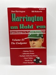 Harrington on Hold ’em Volume 2: Expert Strategy Dan Harrington Poker Book