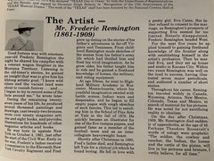 FREDERIC REMINGTON 1978 „TEXAS” PROGRAM 34 PICS NEAR MINT!