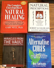 Lot 4 Books Miracles from Vault, Alternative Cures, Natural Prescriptions, +1