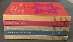 Vintage 1965 „History Of The Jews” Poul Borchsenius Vols 1-5 1st Edition/Print
