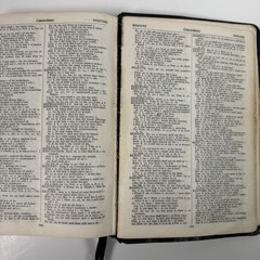 1945 Scofield Reference Bible KJV Oxford Hand Grained Morocco Leather USA Vtg