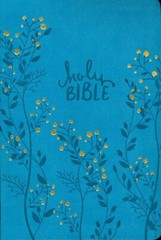 NKJV Giant Print Holy Bible Aqua Imitation Leather BRAND NEW in Shrink Wrap!!!