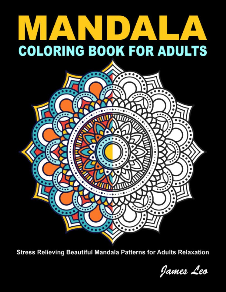 Mandala Coloring Book for Adults: Easy Mandala Coloring Books for Adults