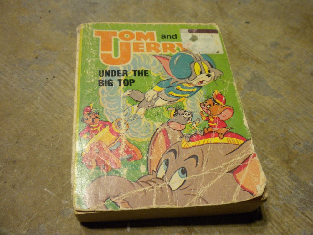 MISSING FIRST 36 NUMBERED PAGES Tom And Jerry BLB Under The Big Top Paperback