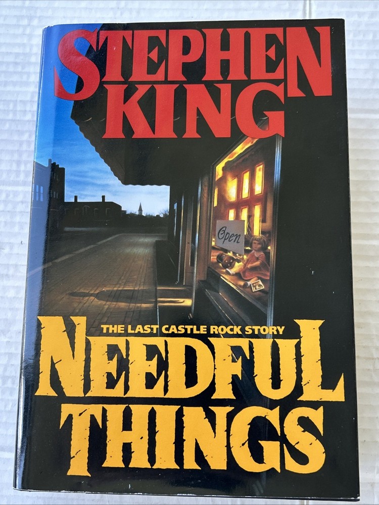 Stephen King Needful Things Hardcover Viking 1991 First Edition Dust Jacket