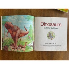 Vintage Dinosaurs My Little Hen 1970s Random House Book Lot