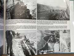 WWII USN Navy USS LEXINGTON CV-2 Aircraft Carrier Pacific Squadron at Sea Signal