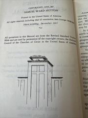 Minister’s Service Manual – Hardcover By Hutton, Samuel Ward 1967 Third Printing
