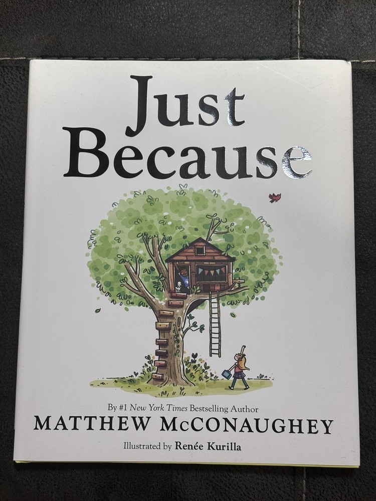 Just Because SIGNED by MATHEW McCONAUGHEY Hardcover