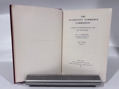 Sharfman: Interstate Commerce Commission, Commonwealth Fund 1931, 5 Vols.